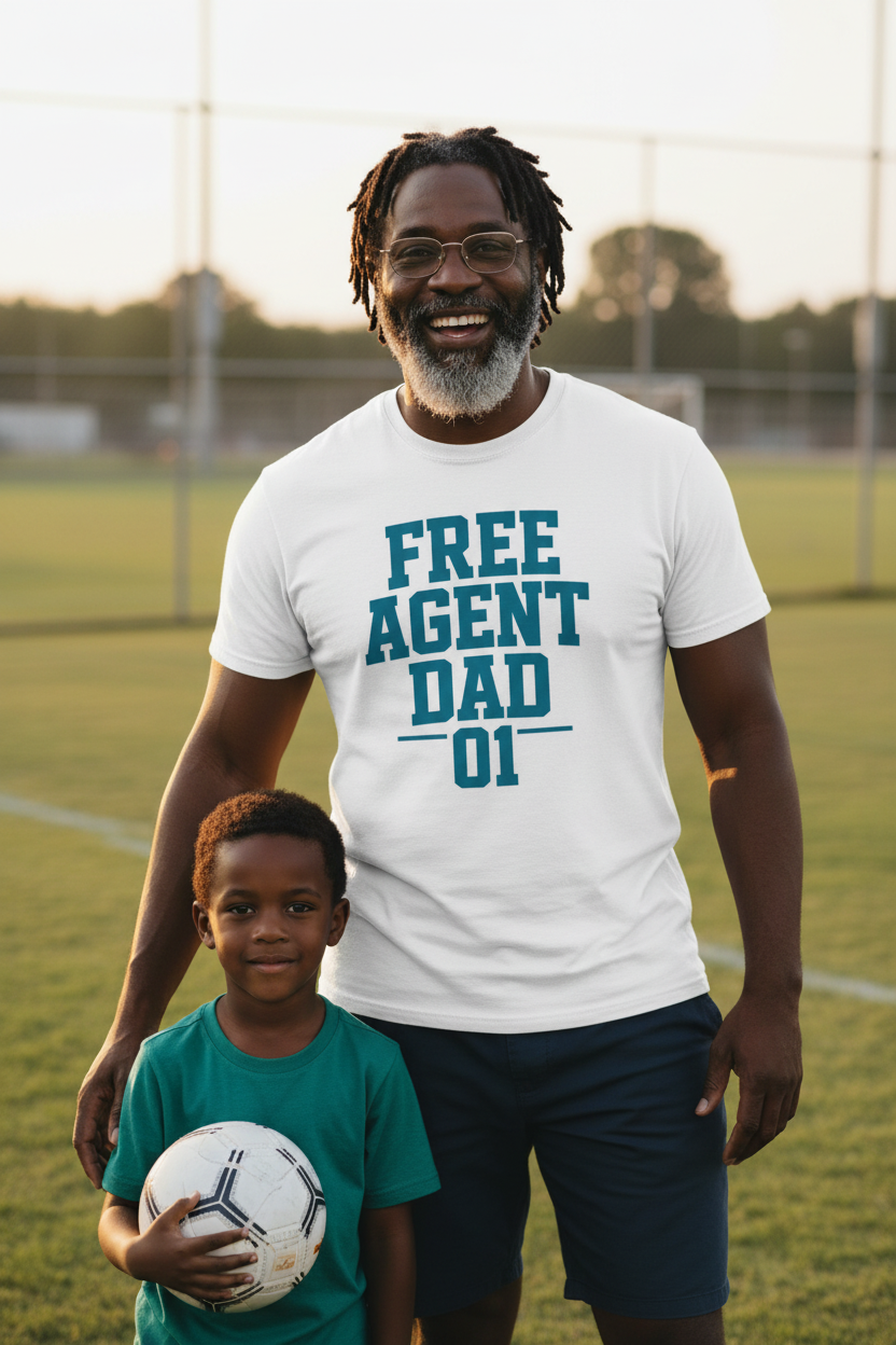 Free Agent Dad Graphic Tee
