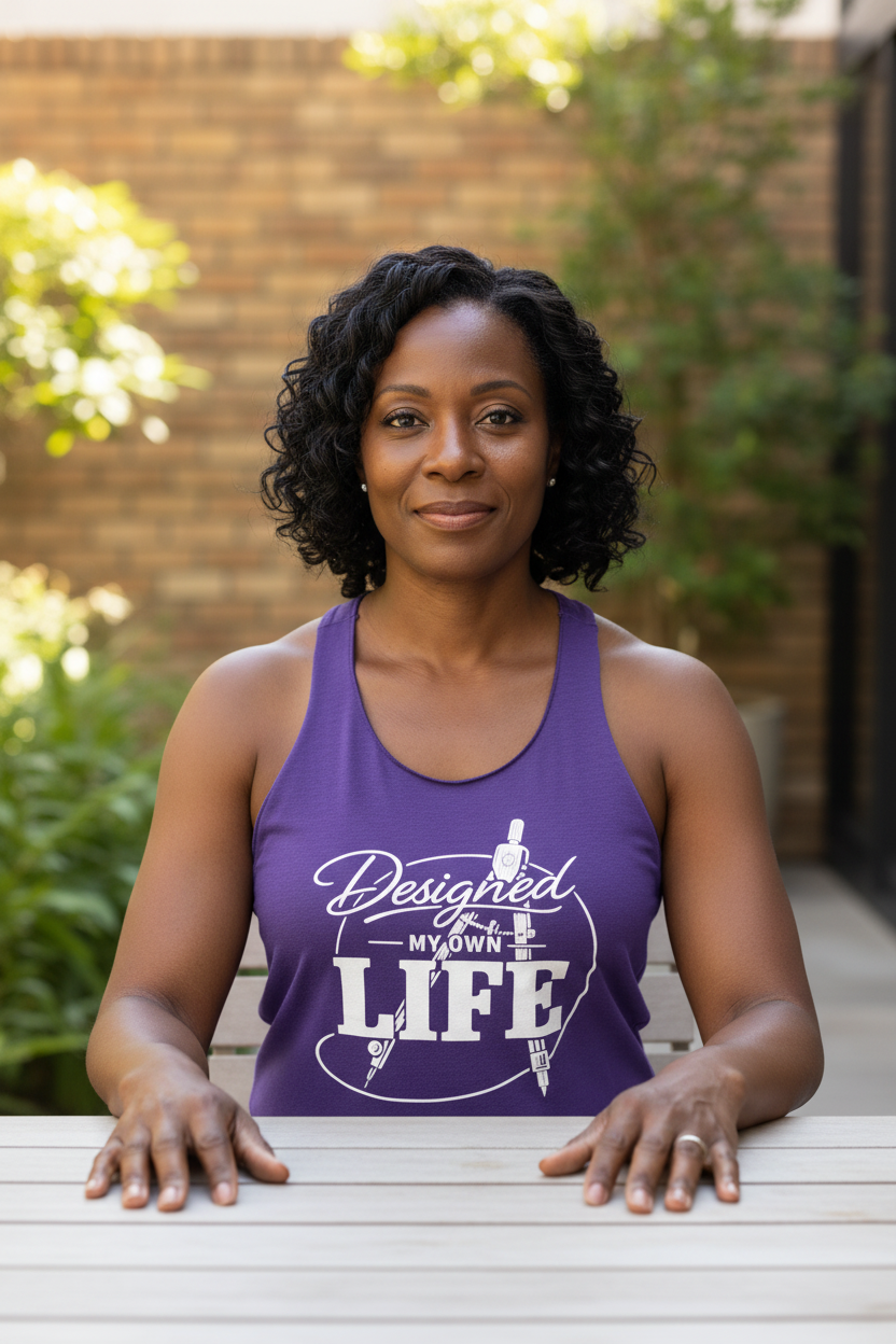 Designed My Own Life Racerback Tank