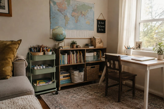 The Homeschool Corner: Small-Space Setups That Work