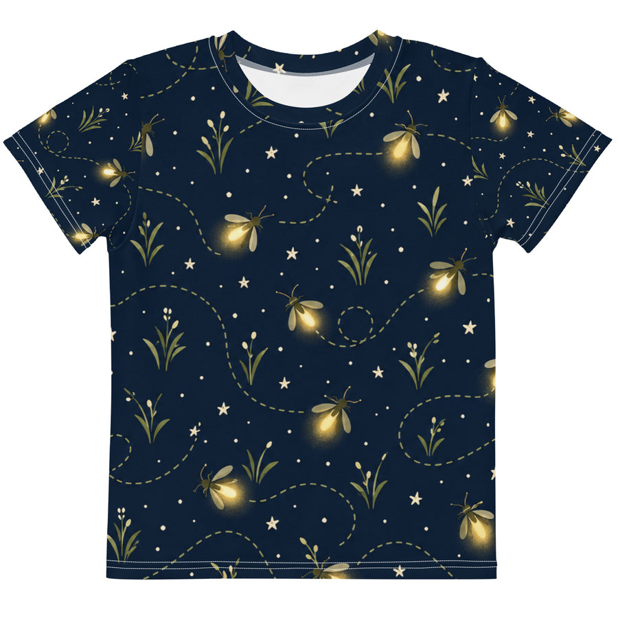 Firefly Trails Kids All-Over Print Cotton Tee
