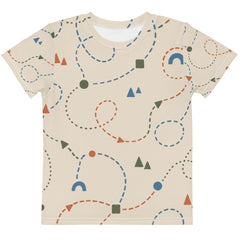 Little Detours Kids All-Over Print Cotton Tee
