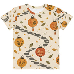 Lantern Path Kids All-Over Print Cotton Tee