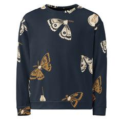 Moth Party All-Over Print Unisex Sweatshirt