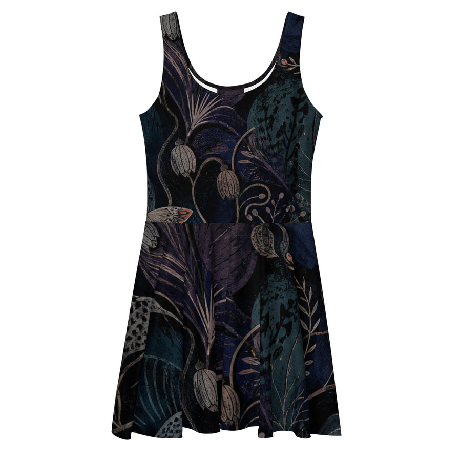 Night Garden Skater Dress