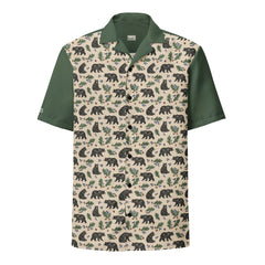 Woodland Bear Button-Up Shirt