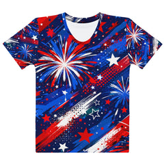 Star-Spangled Sky All-Over Print Women's T-Shirt