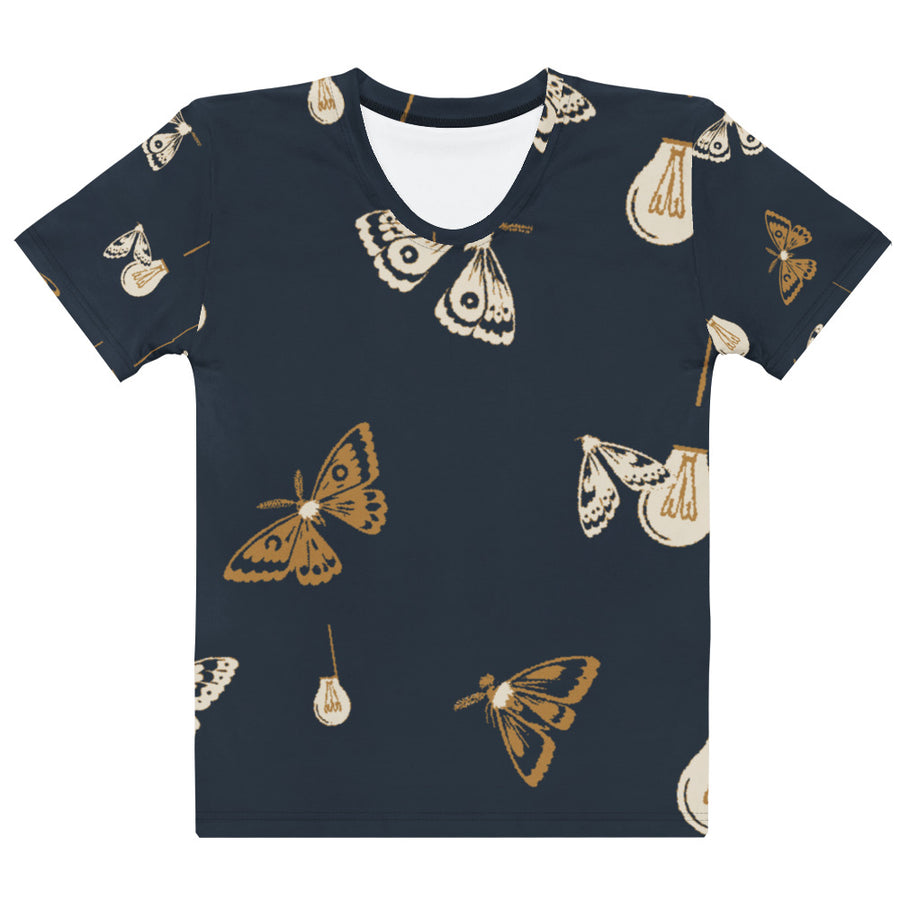 Moth Party Women's All-Over Print T-Shirt