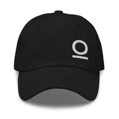Baseline Black White Dad hat