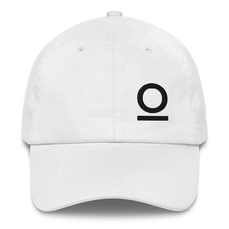 Baseline Black White Dad hat