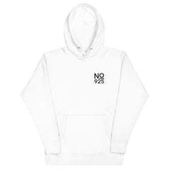 No 925 Minimal Logo Unisex Hoodie