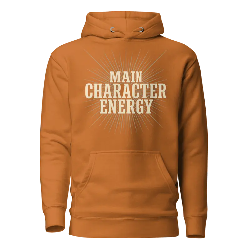 Main Character Energy Graphic Hoodie