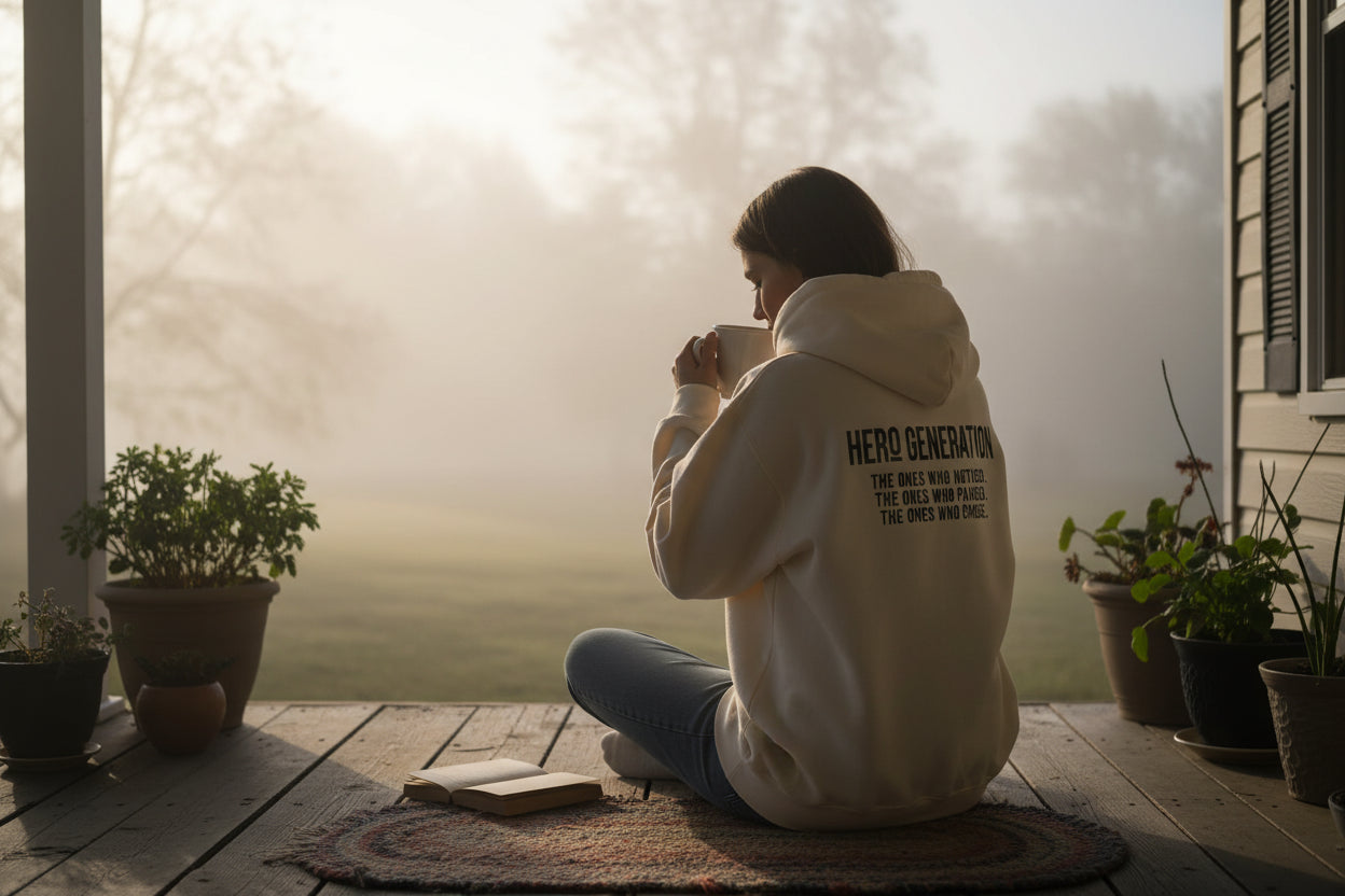 Hero Generation Oversized Graphic Hoodie