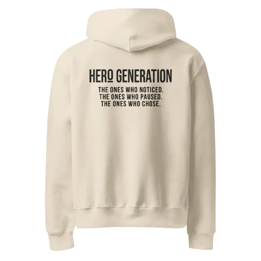 Hero Generation Oversized Graphic Hoodie