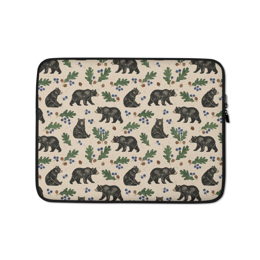 Woodland Bear Laptop Bag