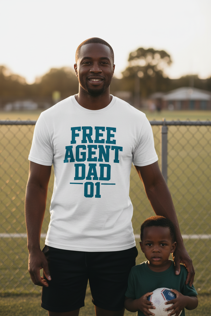 Free Agent Dad Graphic Tee