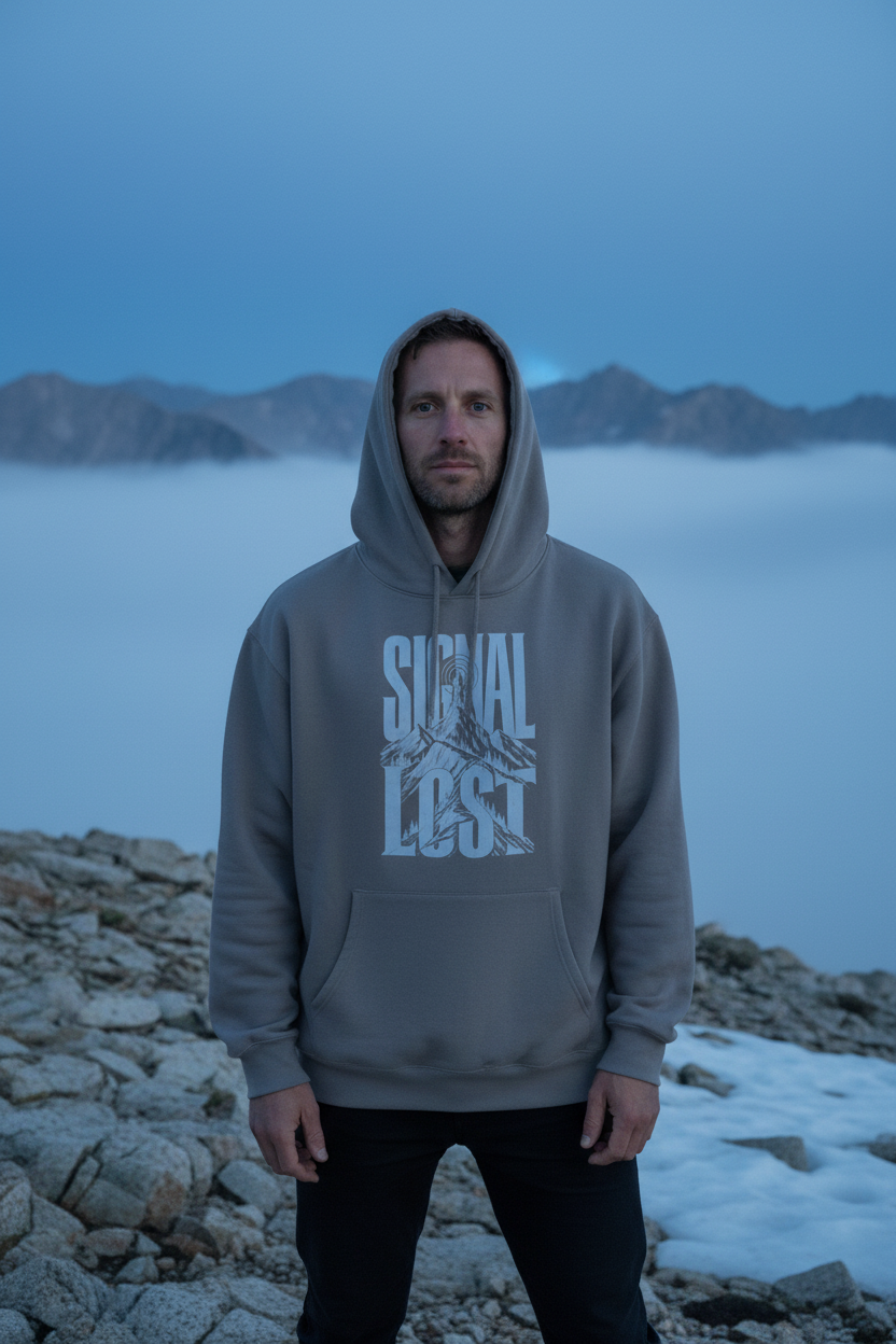 Signal Lost Oversized Hoodie
