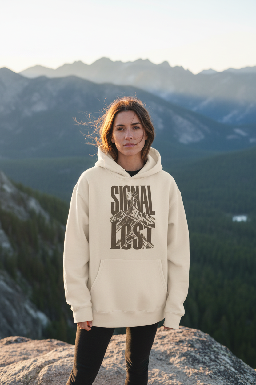 Signal Lost Oversized Hoodie