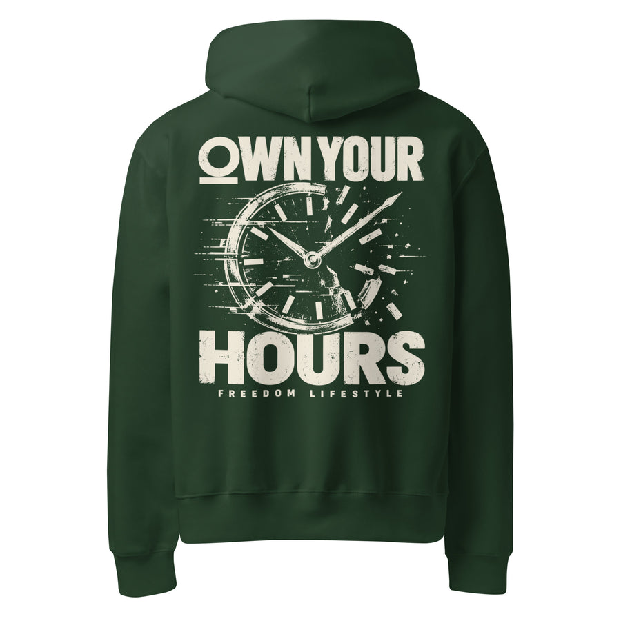 Own Your Hours Oversized Graphic Hoodie