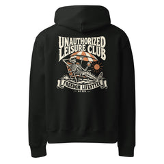 Unauthorized Leisure Club Oversized Graphic Hoodie