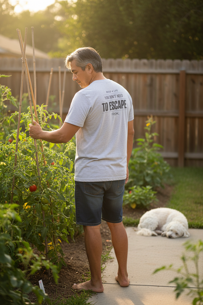 Build A Life You Don't Need To Escape From Graphic Tee | No 925