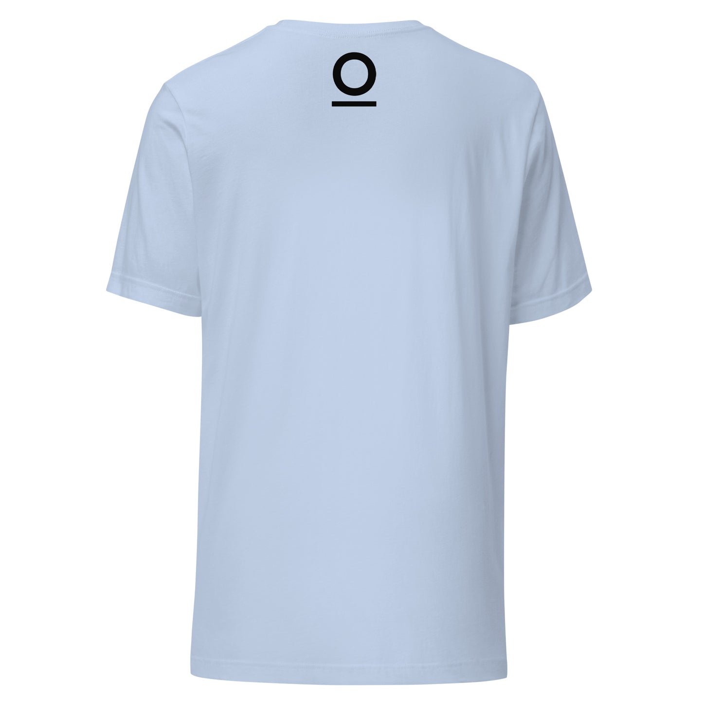 Distance Makes Sense Unisex T-Shirt in Baby Blue