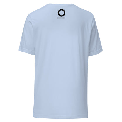 Distance Makes Sense Unisex T-Shirt in Baby Blue