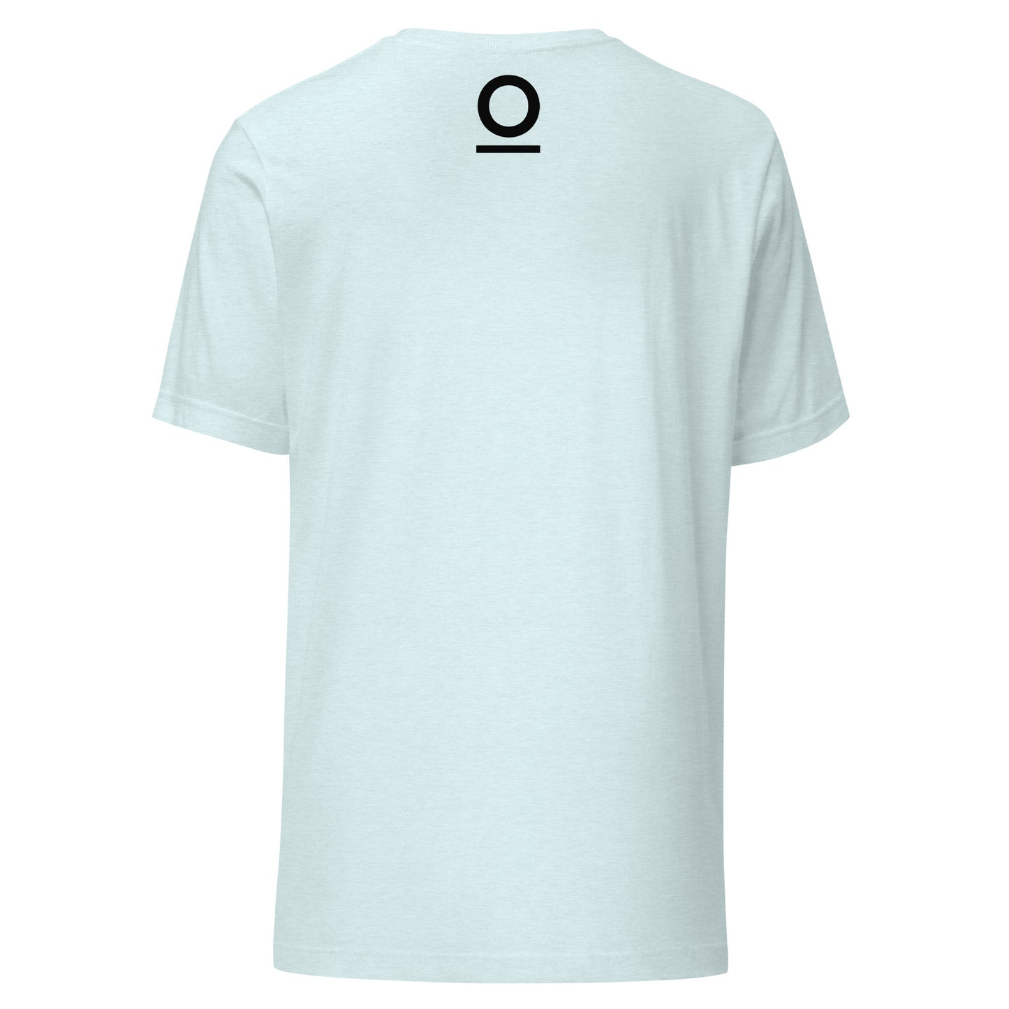Distance Makes Sense Unisex T-Shirt in Heather Ice Blue
