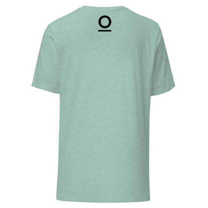 Distance Makes Sense Unisex T-Shirt in Heather Prism Dusty Blue