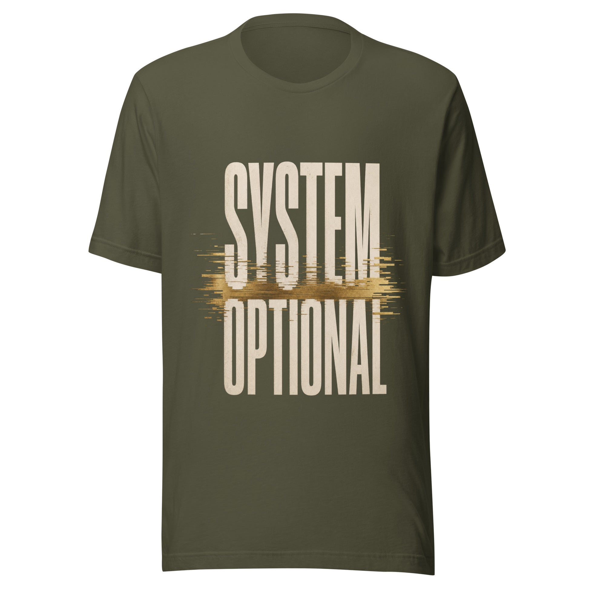 System Optional Unisex T-Shirt in Military Green