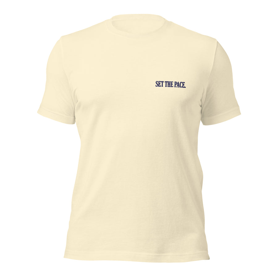Set the Pace. Unisex t-shirt