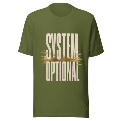 System Optional Unisex T-Shirt in Olive