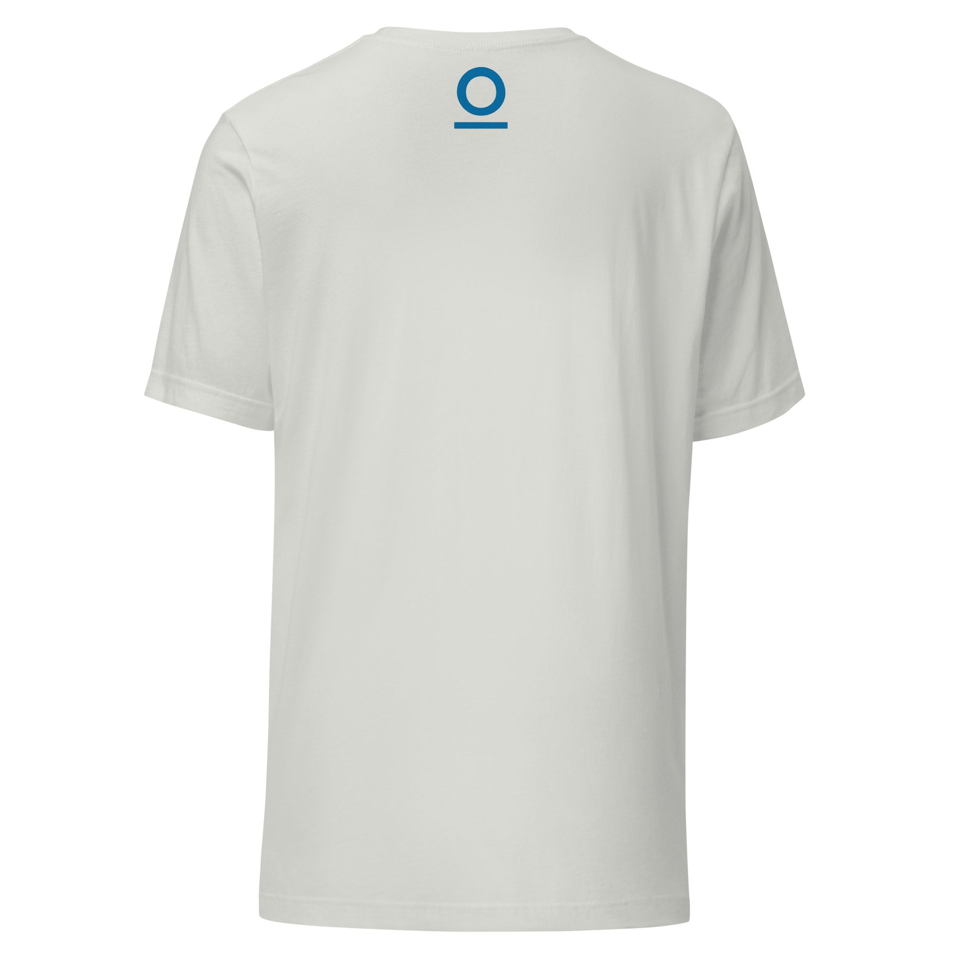 No 925 logo on the back of the Carry Your Own Torch tee in silver
