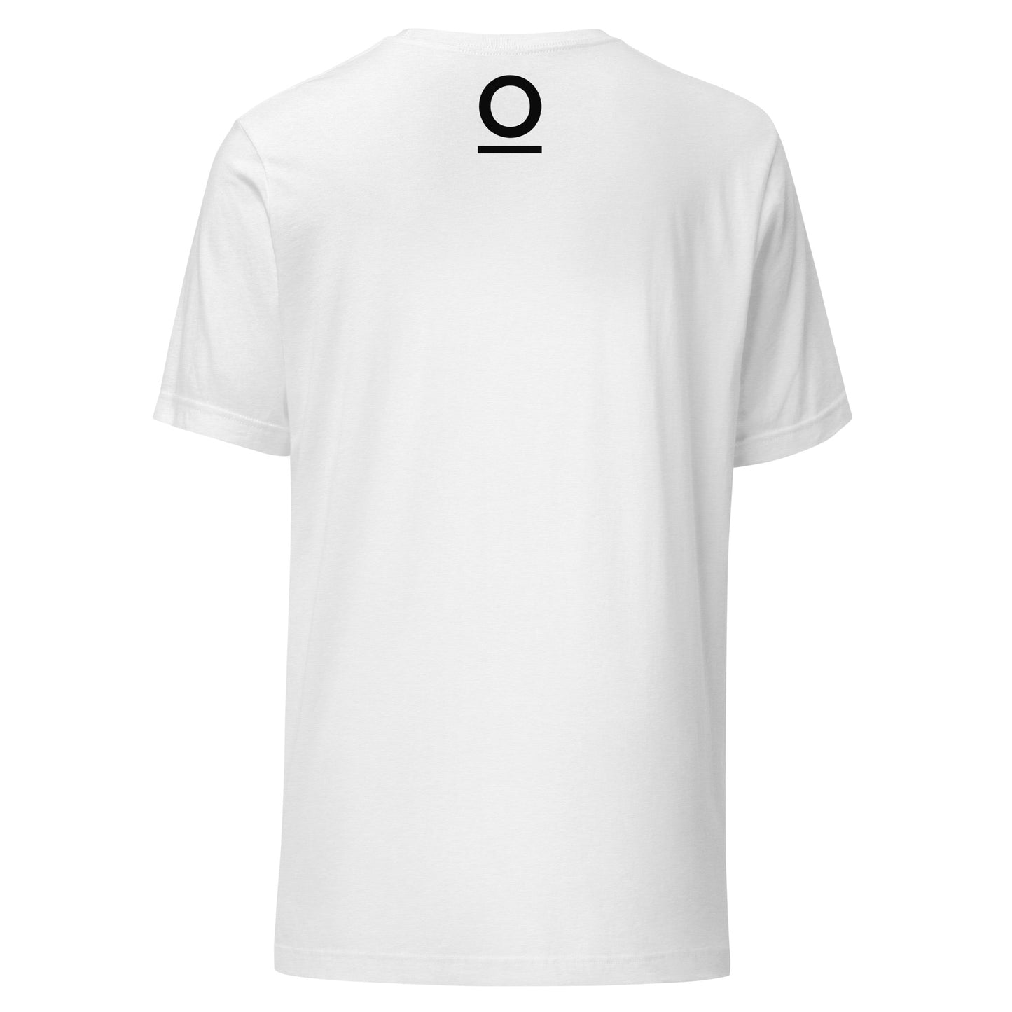 Offline is a Place Unisex T-Shirt in Solid White Blend