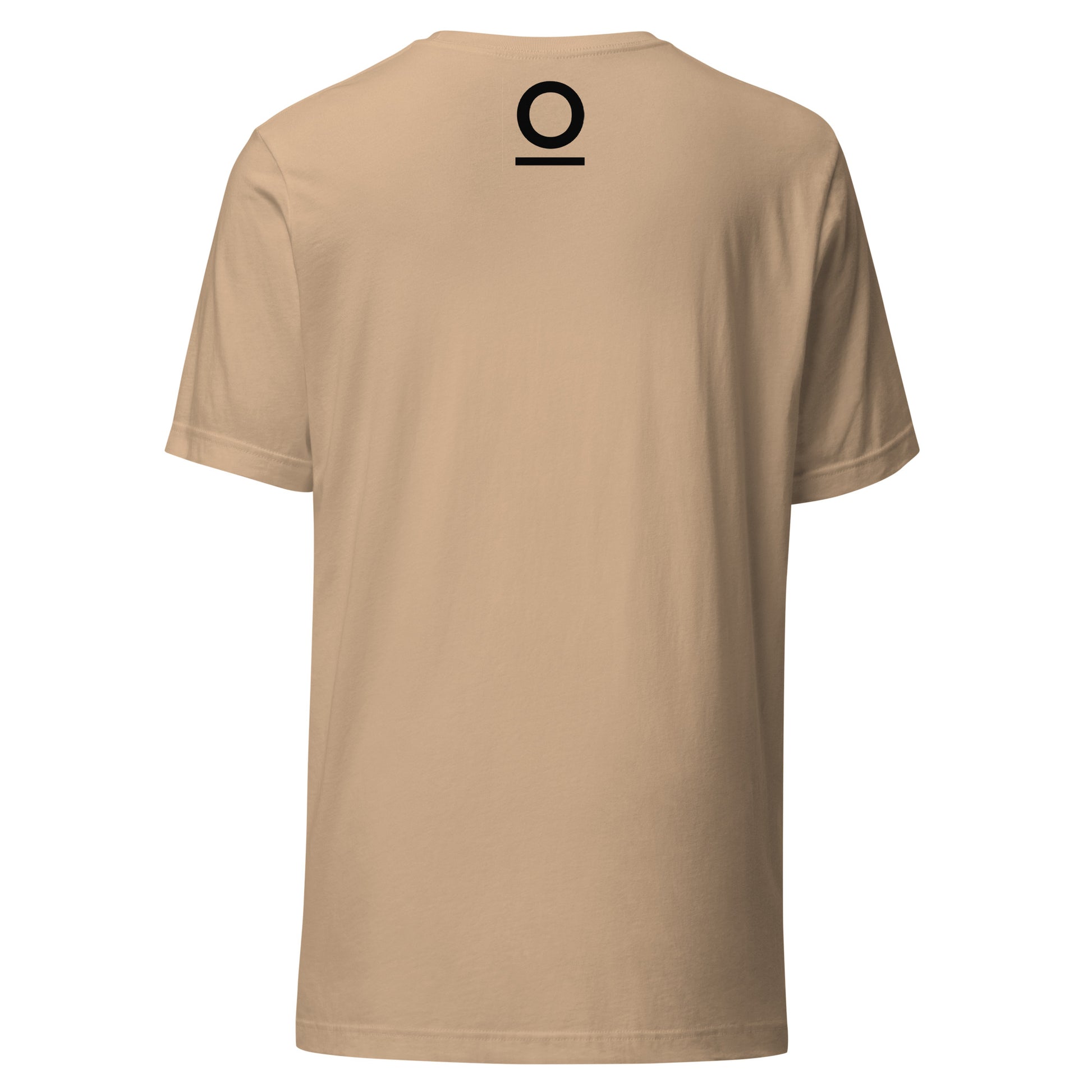 Distance Makes Sense Unisex T-Shirt in Tan
