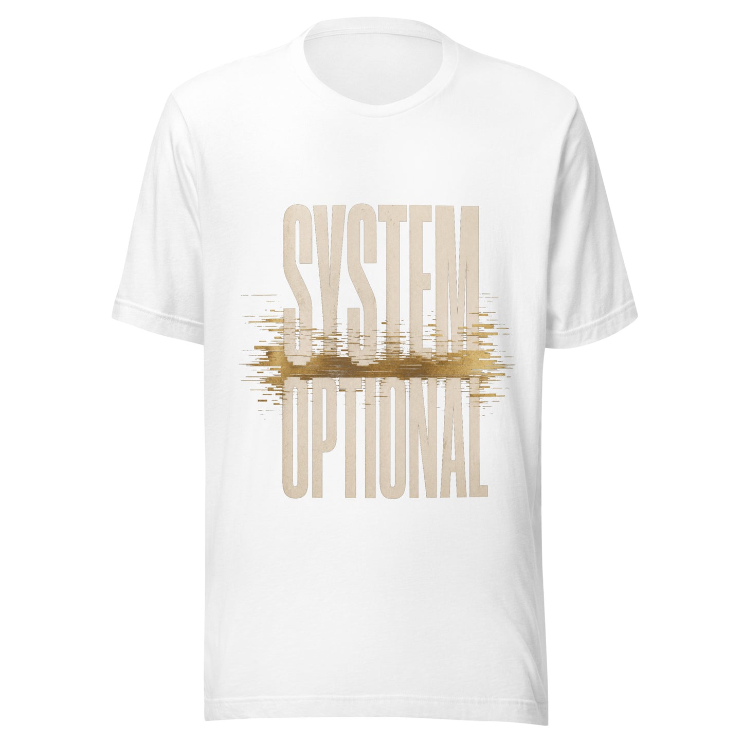 System Optional Unisex T-Shirt in White