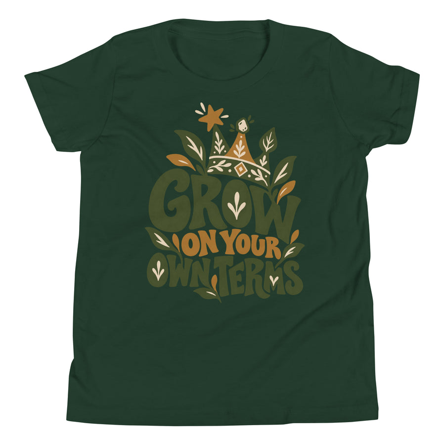 Grow on Your Own Terms Youth T-Shirt